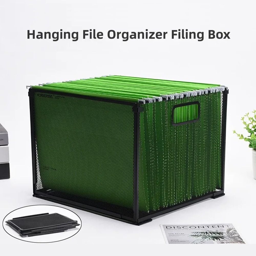 File Folder Hanging - 메쉬 메탈 행잉 파일 폴더 오거나이저