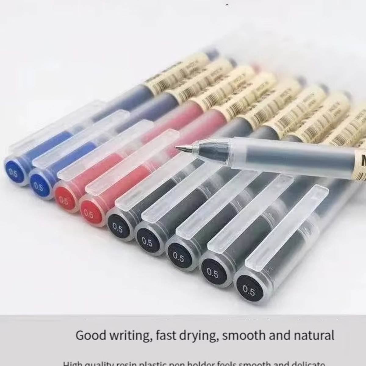 Muji Stationery Gel Pen - 3-6Pcs Kawaii 젤 펜 블랙/레드/블루 0.5mm