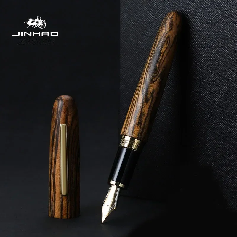 Office Stationery Supply Business - Jinhao 9056 천연 나무 수제 만년필