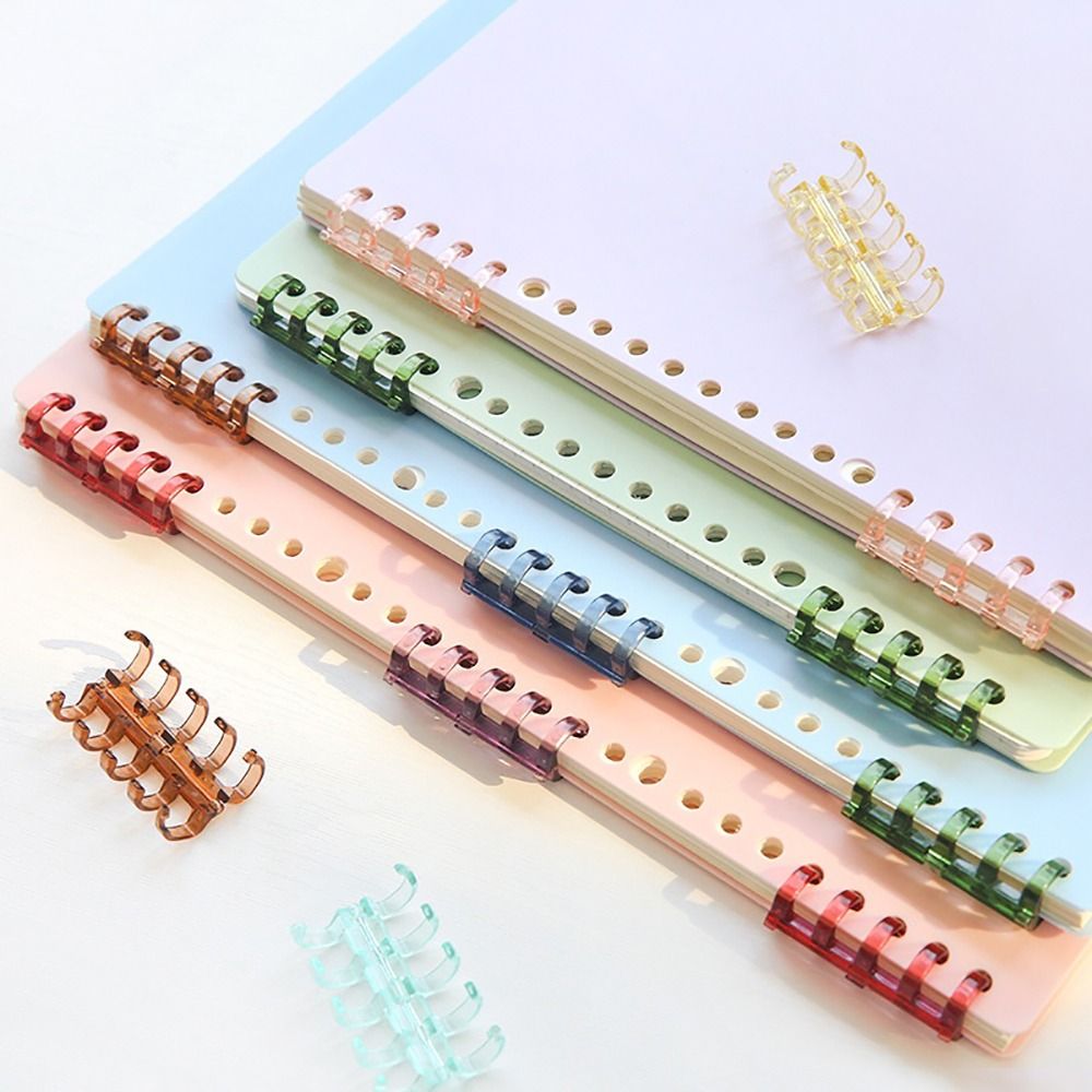 Binding Comb Plastic - 10개 바인딩 스파인 스냅 스플릿 바인더