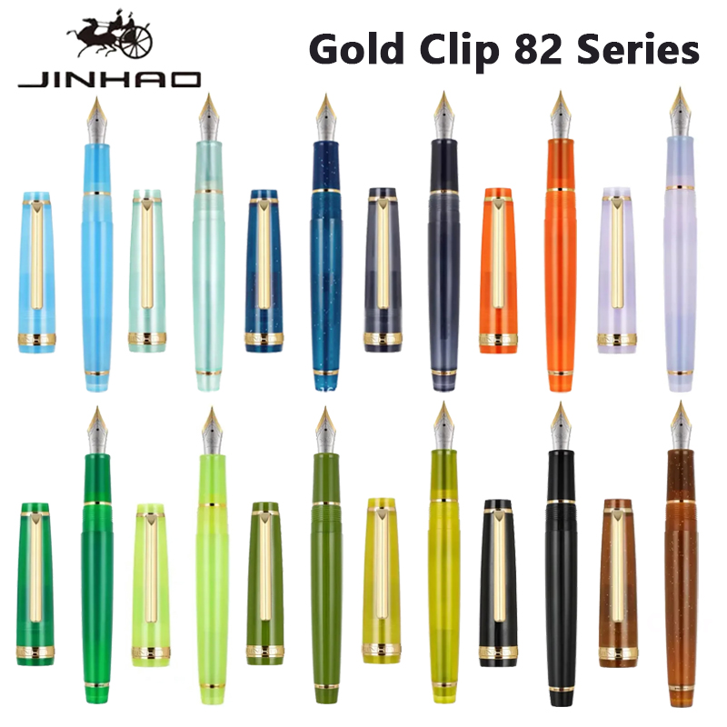 Office Stationery Supply Business - Jinhao 82 만년필 골든 클립 EF/F/M
