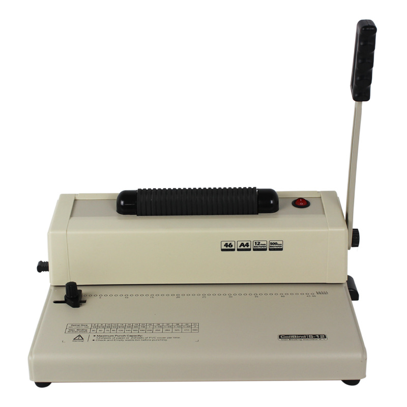 Binding Comb Plastic - 공장 직판 S-12 싱글코일 A4 펀칭기