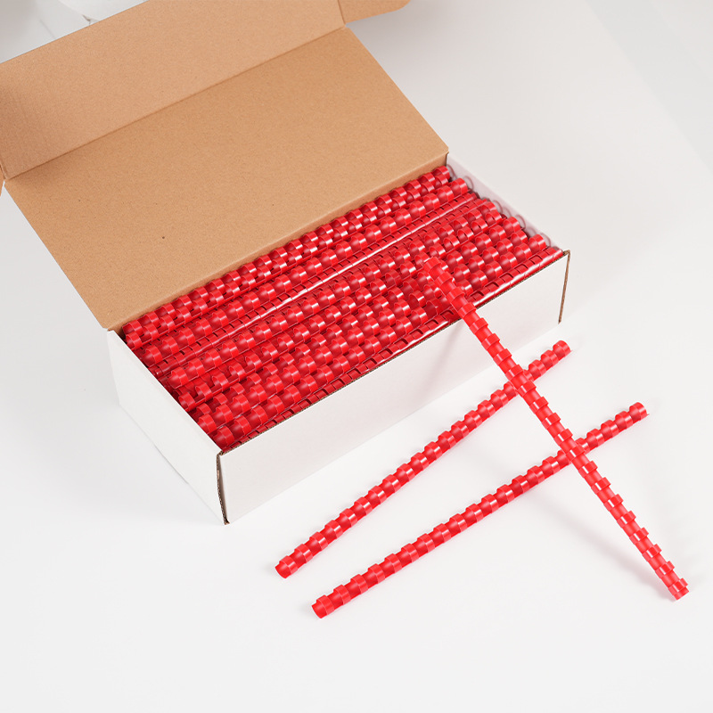 Binding Comb Plastic - ReadStar 50/100PCS 레드 PVC 바인딩 앞치마
