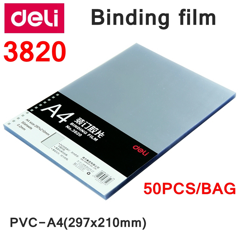 Binding Comb Plastic - 50PCS 델리 3820 A4 PVC 빗