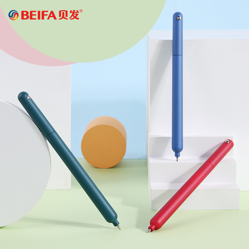 BeiFa 간단한 회전 젤 펜, 블랙 잉크 롤러볼, C - Office Stationery Supply Business 리뷰 및 가격