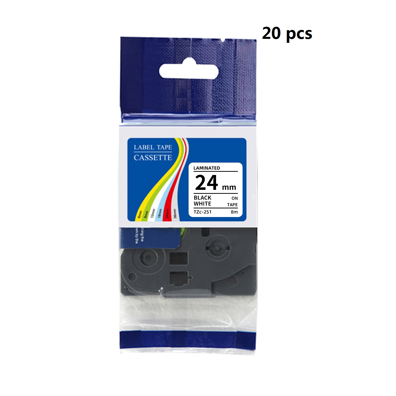 20개 팩 호환 가능한 브라더 TZe 라미네이트 라벨  - Label Printer Tape 리뷰 및 가격