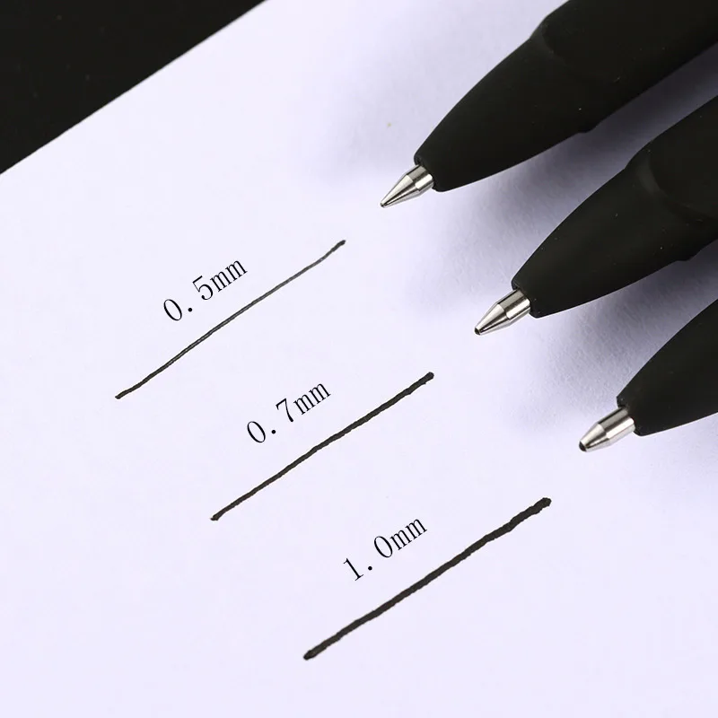 0.5/0.7/1.0mm 대용량 사무실 비즈니스 젤 펜 - Office Stationery Supply Business 리뷰 및 가격
