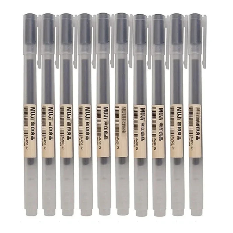 6/8개/세트 MUJI 젤 펜 블랙/레드/블루 0.38 - Muji Stationery Gel Pen 리뷰 및 가격