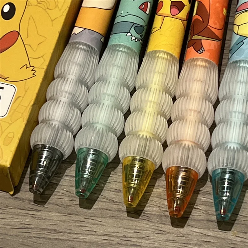 5pcs 피카추 젤 펜 세트 포켓몬 볼펜 만화 인쇄 쓰 - Gel Ink Pen Set 리뷰 및 가격