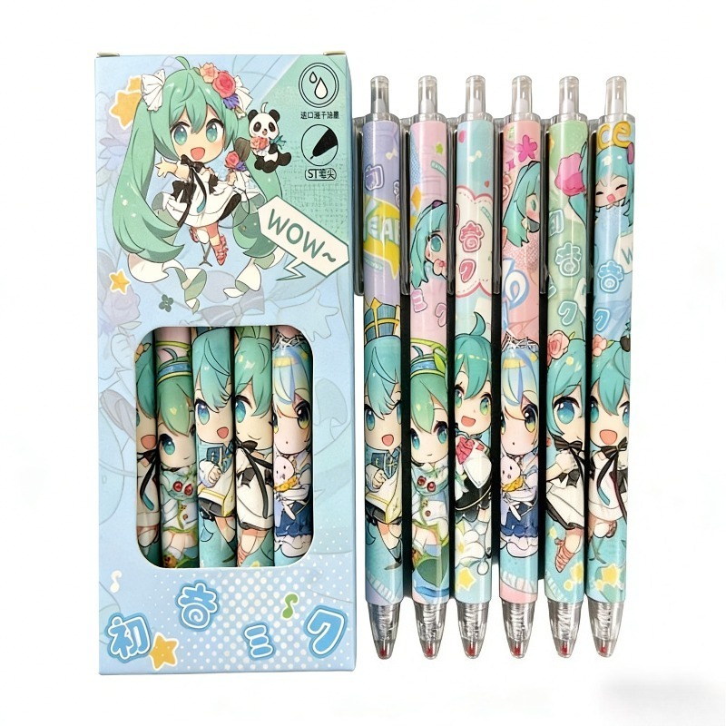 하츠네 미쿠 속건성 젤 펜 학생들이 질문을 작성할 수  - Gel Ink Pen Set 리뷰 및 가격