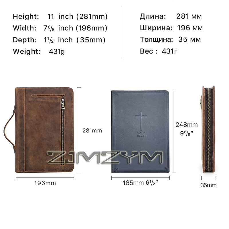 레트로 가죽 노트북 커버 케이스 수제 지퍼 휴대용 가죽 - Office Stationery Supply Business 리뷰 및 가격