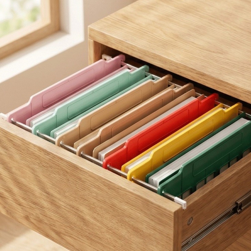 8pcs 내구성 플라스틱 교수형 파일 분배기 A4 다색 - File Folder Hanging 리뷰 및 가격