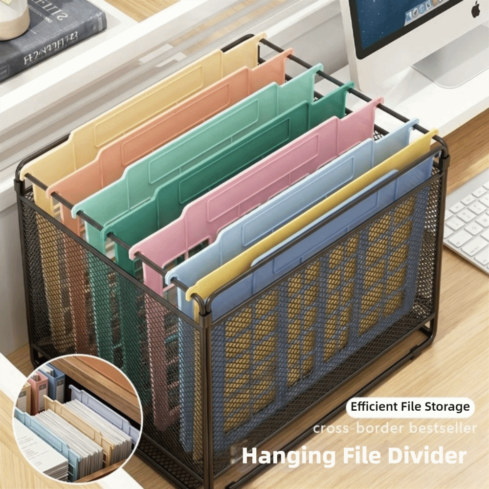 8pcs 내구성 플라스틱 교수형 파일 분배기 A4 다색 - File Folder Hanging 리뷰 및 가격