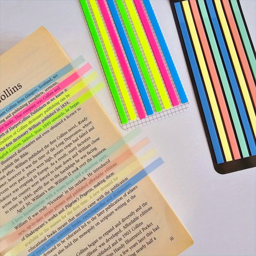 640개의 투명 형광 테이프, 책 주석용 탈부착 가능한 - Label Printer Tape 리뷰 및 가격
