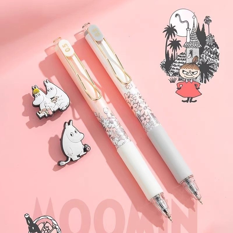 무민 귀여운 접이식 젤 펜 0.5mm 가는심 부드러운  - Stationery Supplier 리뷰 및 가격