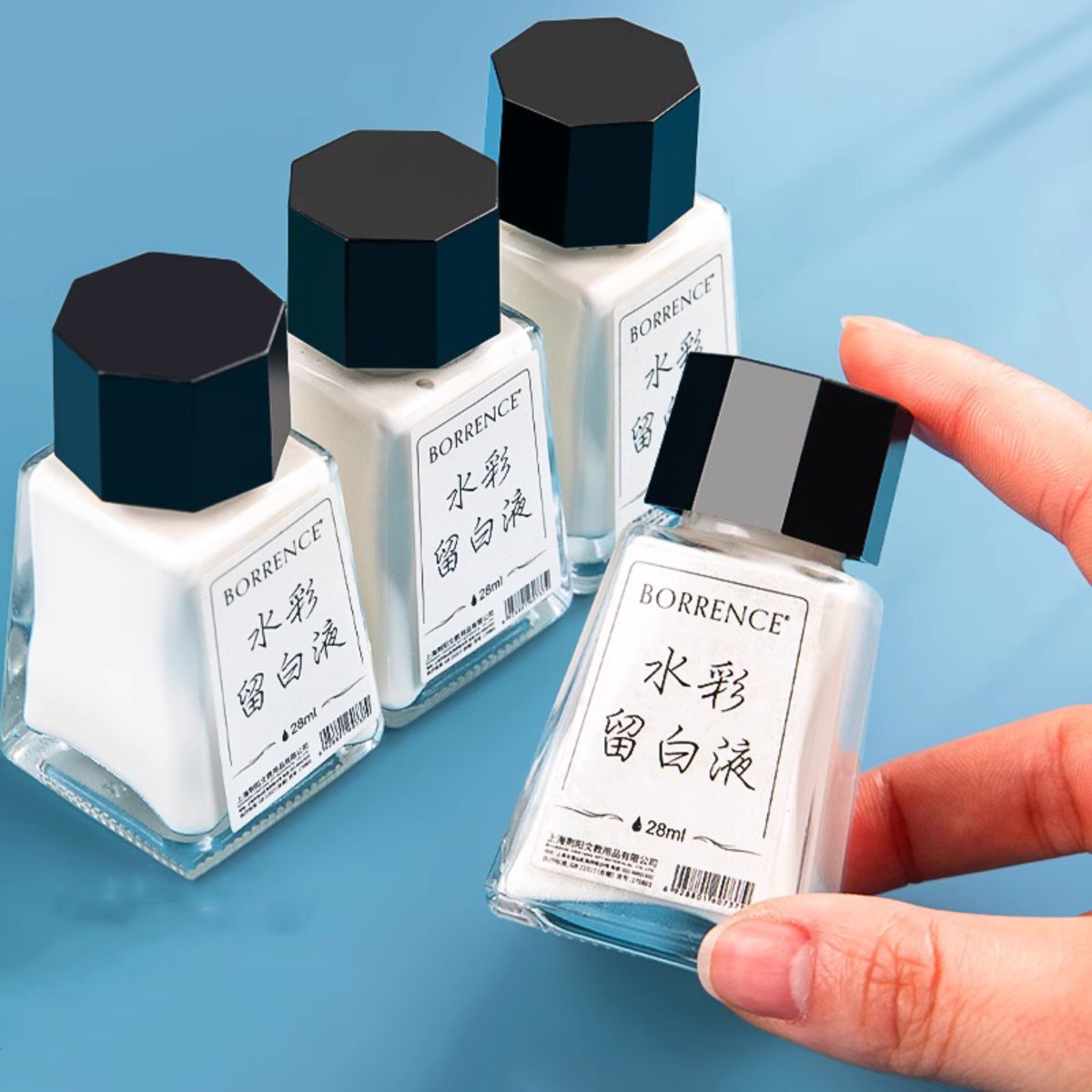 Borrence 28ml 수채화 마스킹 유체, 흰색 적 - Correction Fluid White 리뷰 및 가격