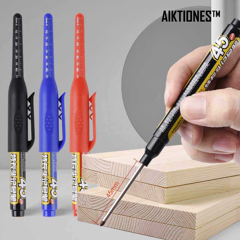 딥홀 롱 니브 헤드 마커 6개입 방수 유성펜 금속 목재 - Whiteboard Marker Set 리뷰 및 가격