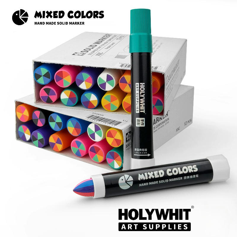 1 Pcs 혼합 고체 오일 기반 방수 페인트 마커 펜  - Whiteboard Marker Set 리뷰 및 가격
