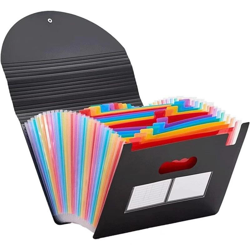 A4 다층 플립 오르간 가방 3면 밀봉형 플라스틱 파일 - File Folder Hanging 리뷰 및 가격