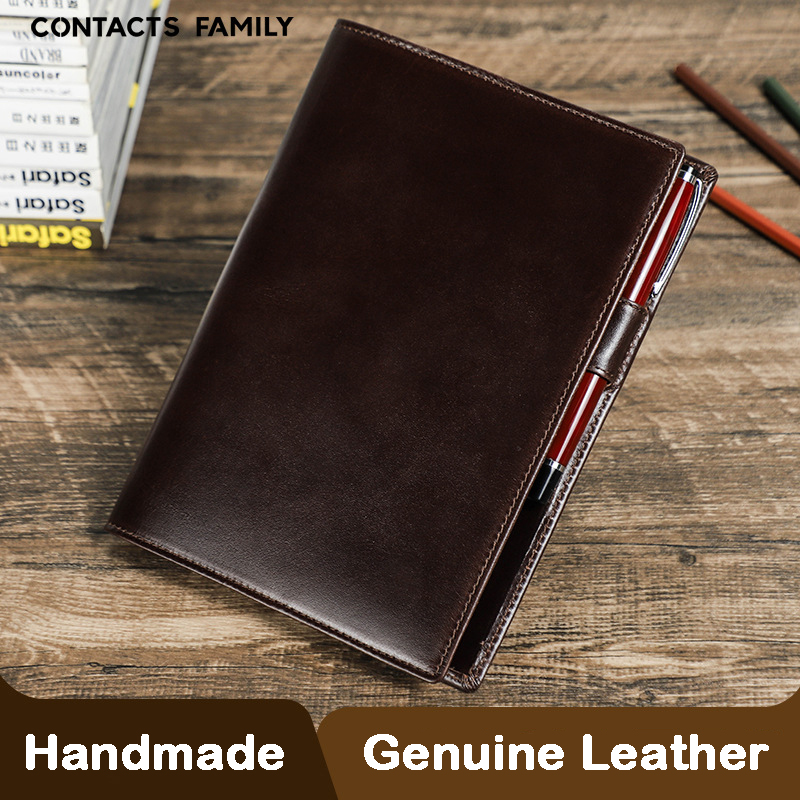 수제 가죽 A5 노트북, 펜꽂이 노트북 커버, 비즈니스 - Office Stationery Supply Business 리뷰 및 가격