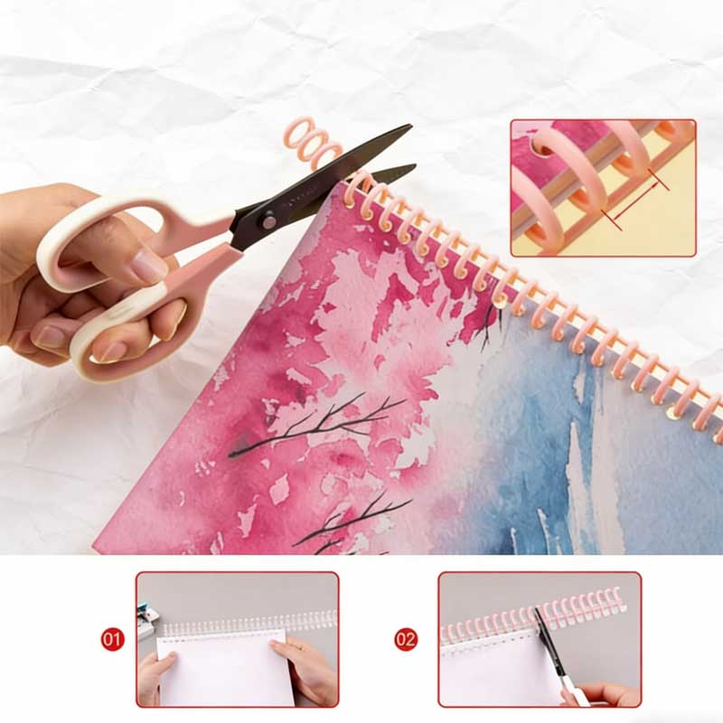 A4 플라스틱 30홀 루즈리프 바인더 링 바인딩 스파인 - Binding Comb Plastic 리뷰 및 가격