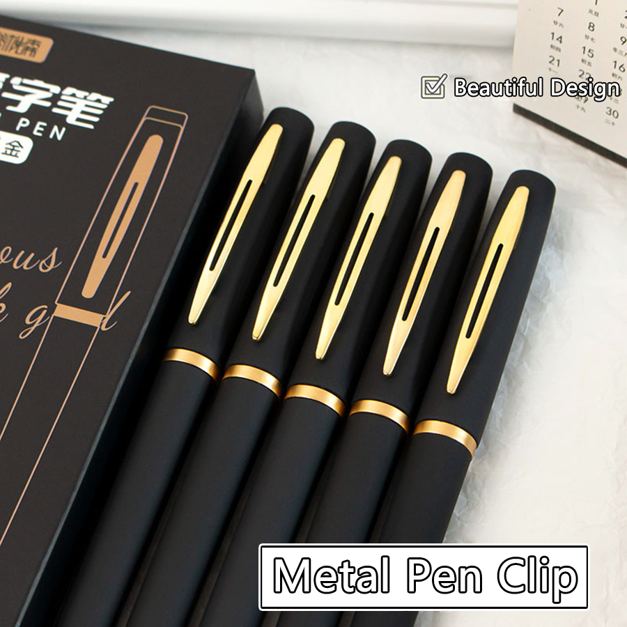 5 개/갑 대용량 젤 펜 0.5/0.7/1.0mm 팁  - Office Stationery Supply Business 리뷰 및 가격