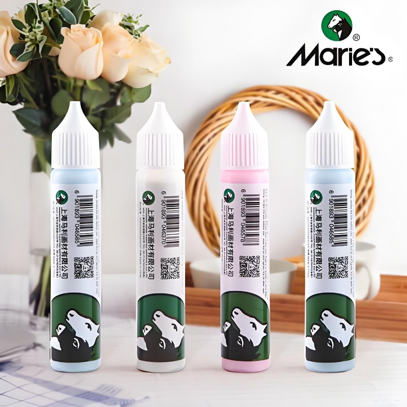 마리의 30ml 마스킹 유체 펜 화이트 핑크 블루 수채 - Correction Fluid White 리뷰 및 가격