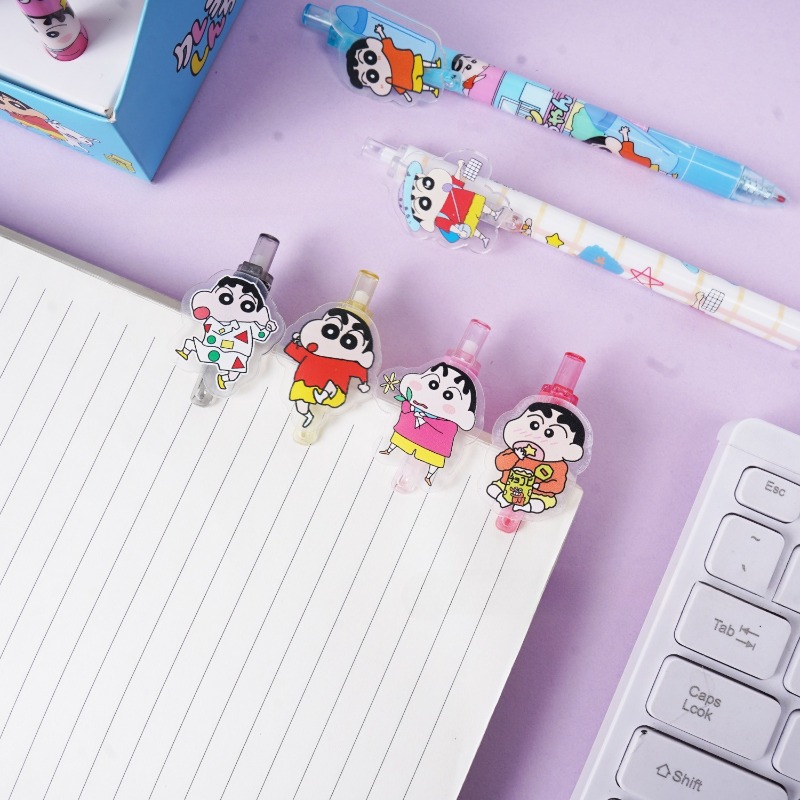 48 개/상자 크레용 신찬 포인트 펜 만화 잉크 젤 펜 - Stationery Supplier 리뷰 및 가격