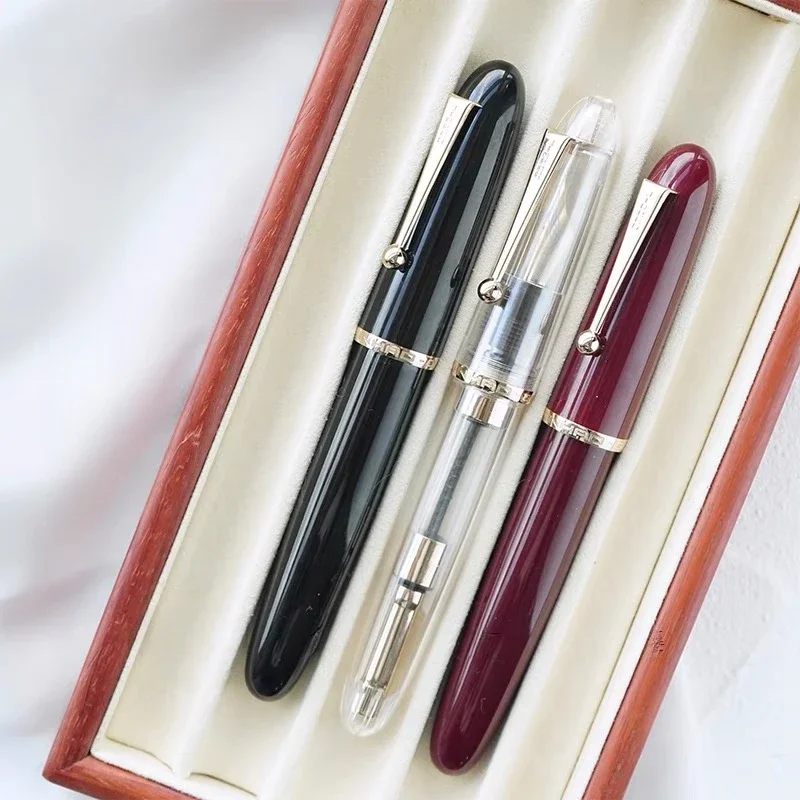 Jinhao 9019 만년필 투명 고급 송진 펜, 펜촉 - Office Stationery Supply Business 리뷰 및 가격