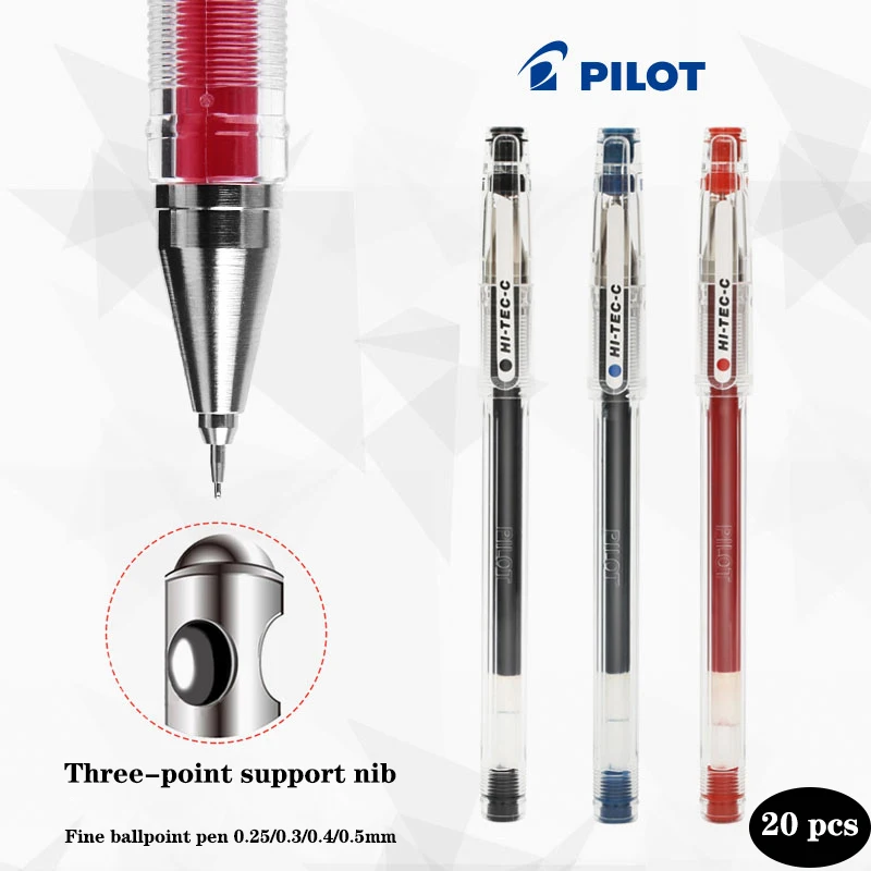 일본 파일럿 젤 펜, BLLH-20C4 가는 바늘 튜브 - Stationery Supplier 리뷰 및 가격
