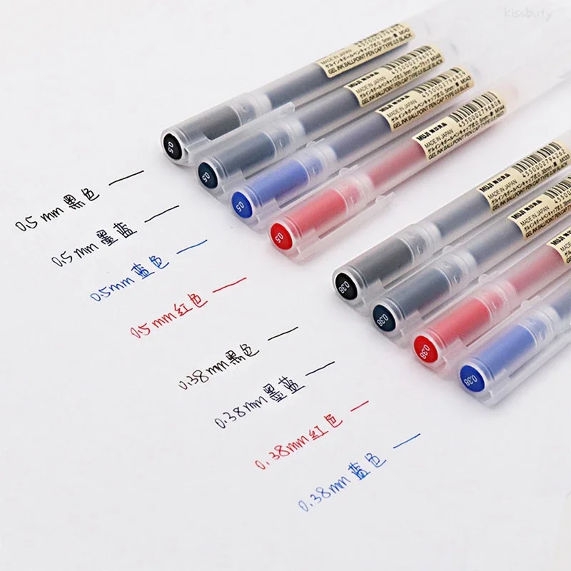 10-30 개/대 0.38/0.5mm 젤 펜 검정/파랑 - Office Stationery Supply Business 리뷰 및 가격