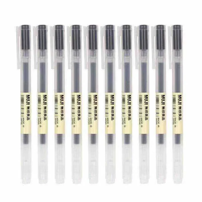10-30 개/대 0.38/0.5mm 젤 펜 검정/파랑 - Office Stationery Supply Business 리뷰 및 가격