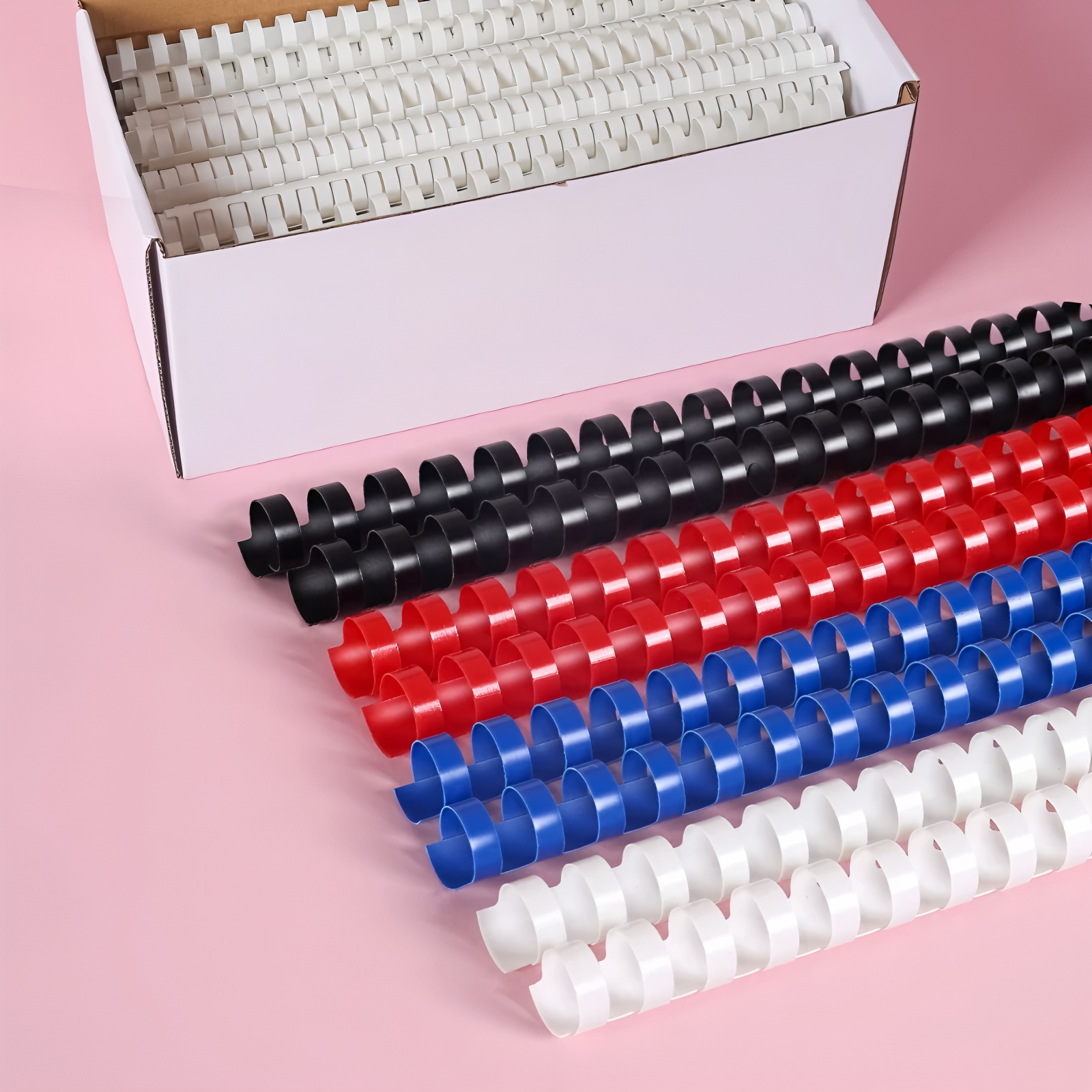 50/100PCS 풀 박스 리드스타 화이트 PVC 바인 - Binding Comb Plastic 리뷰 및 가격