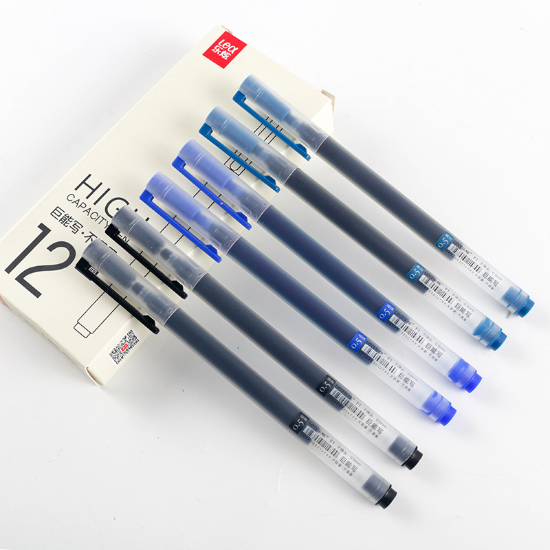 12/6 개/몫 젤 펜 0.5MM 잉크 슈퍼 내구성 로 - Office Stationery Supply Business 리뷰 및 가격