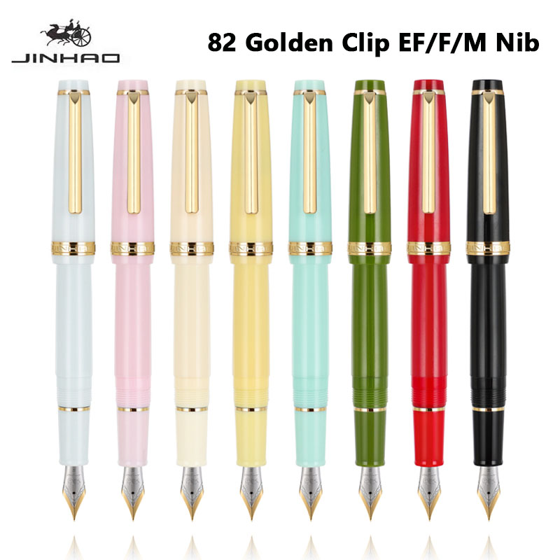 Jinhao 82 만년필 골든 클립 EF/F/M 펜촉  - Office Stationery Supply Business 리뷰 및 가격