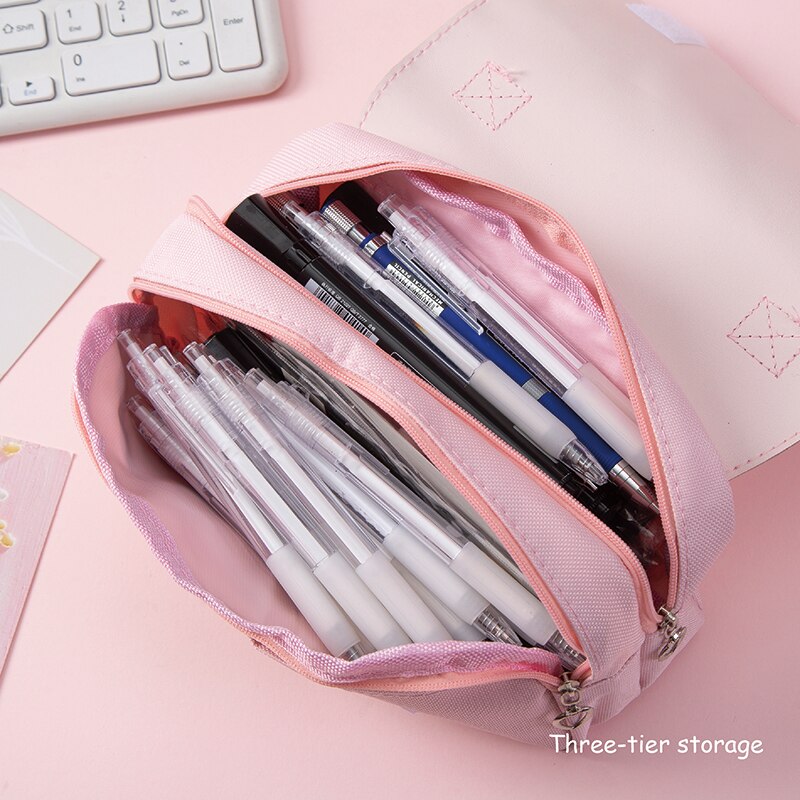 학교 용품 카와이 편지지 학교 연필 케이스 소녀 가방  - Stationery Office And School Supply Stores 리뷰 및 가격