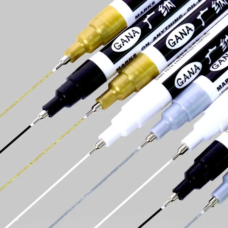 4개 세트 유성 흰색 검정색 영구 페인트 마커 펜 0. - Whiteboard Marker Set 리뷰 및 가격