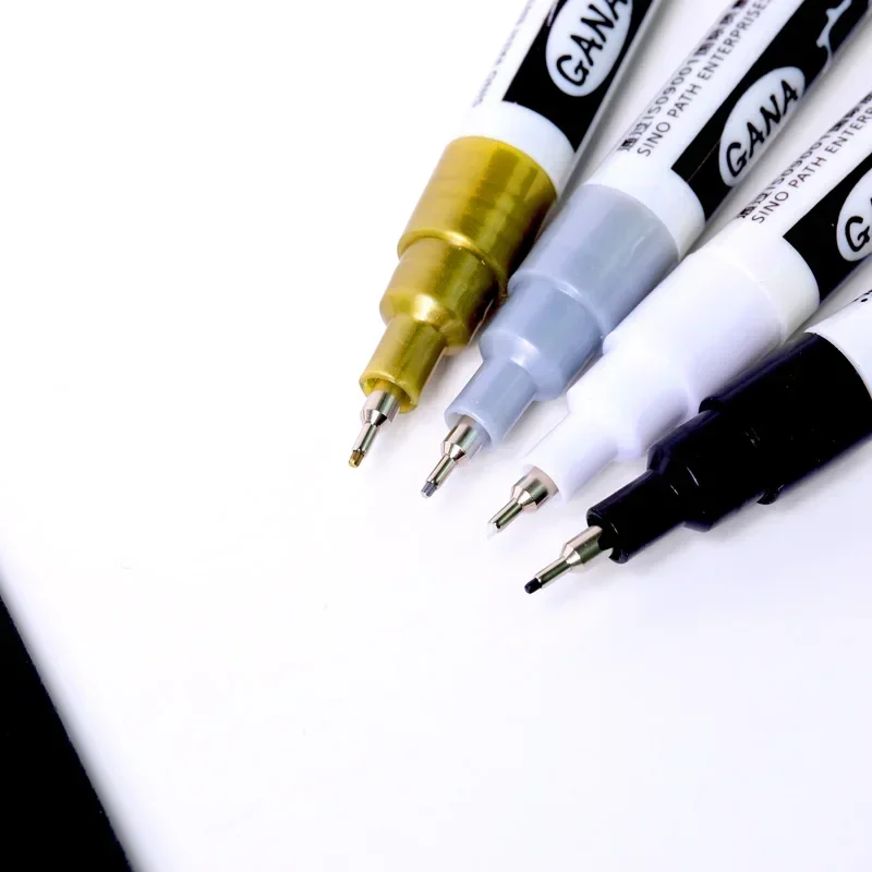 4개 세트 유성 흰색 검정색 영구 페인트 마커 펜 0. - Whiteboard Marker Set 리뷰 및 가격
