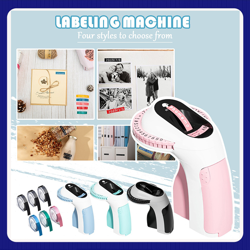 3D 라벨 프린터 엠보싱 라벨 테이프 수동 라벨러 타자 - Label Printer Tape 리뷰 및 가격