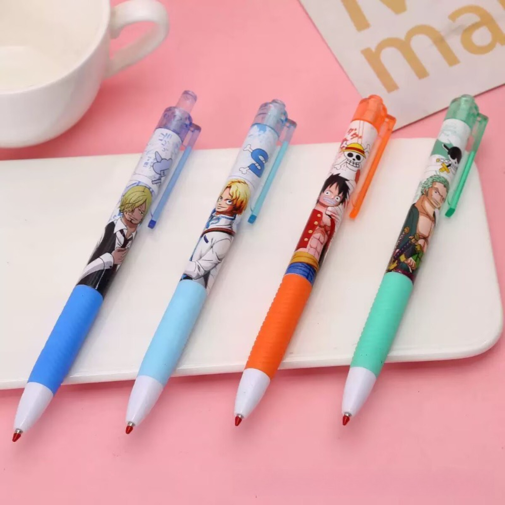 4/12/24Pcs 애니메이션 원피스 블랙 잉크 펜 세 - Gel Ink Pen Set 리뷰 및 가격