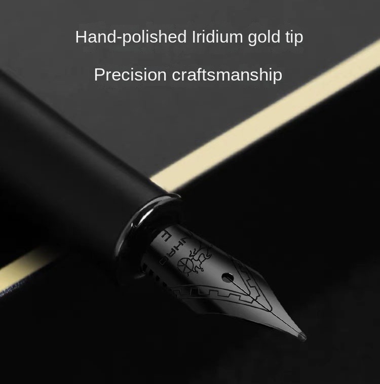 Jinhao 75 금속 만년필 블랙/블랙 레드 럭셔리  - Office Stationery Supply Business 리뷰 및 가격