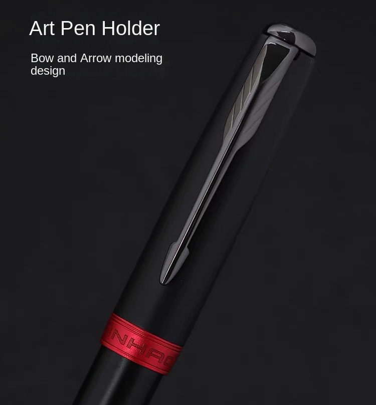 Jinhao 75 금속 만년필 블랙/블랙 레드 럭셔리  - Office Stationery Supply Business 리뷰 및 가격
