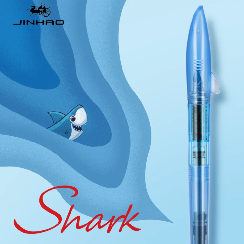 Jinhao 귀여운 상어 만년필, F 펜촉, 하이 퀄리 - Office Stationery Supply Business 리뷰 및 가격