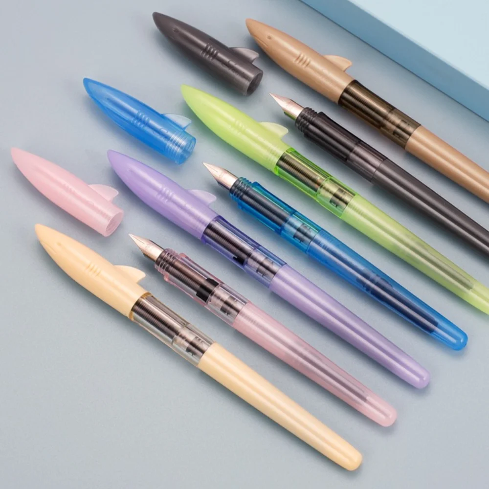 Jinhao 귀여운 상어 만년필, F 펜촉, 하이 퀄리 - Office Stationery Supply Business 리뷰 및 가격
