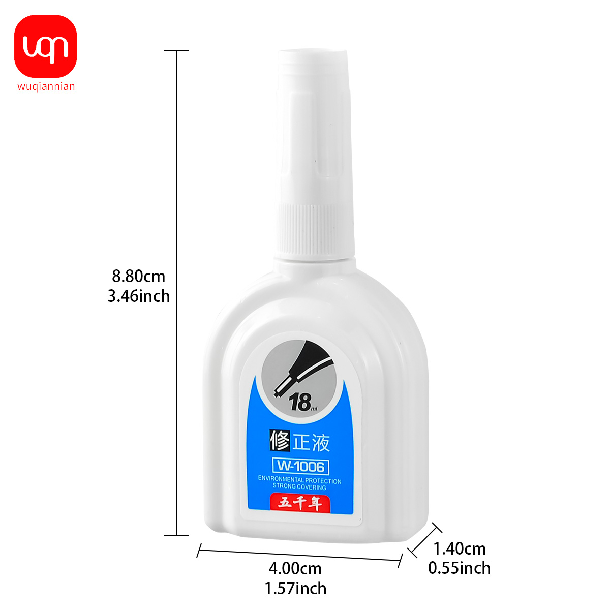WQN-1/3/6PCS 심플 화이트 수정액 18ml,  - Correction Fluid White 리뷰 및 가격