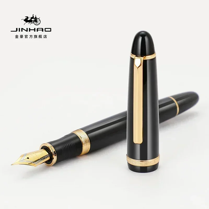 1/5 PCS JINHAO X850 만년필 블랙 골드  - Office Stationery Supply Business 리뷰 및 가격